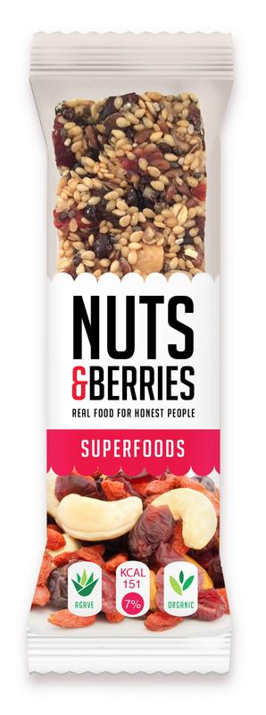 Nuts & Berries Bar superfoods bio 40.00 Gram