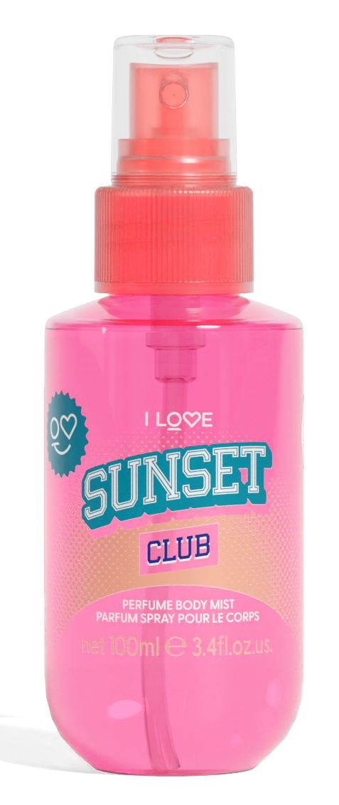 I Love Cosmetics Sunset Club Perfumed Body Mist 100.00 Milliliter
