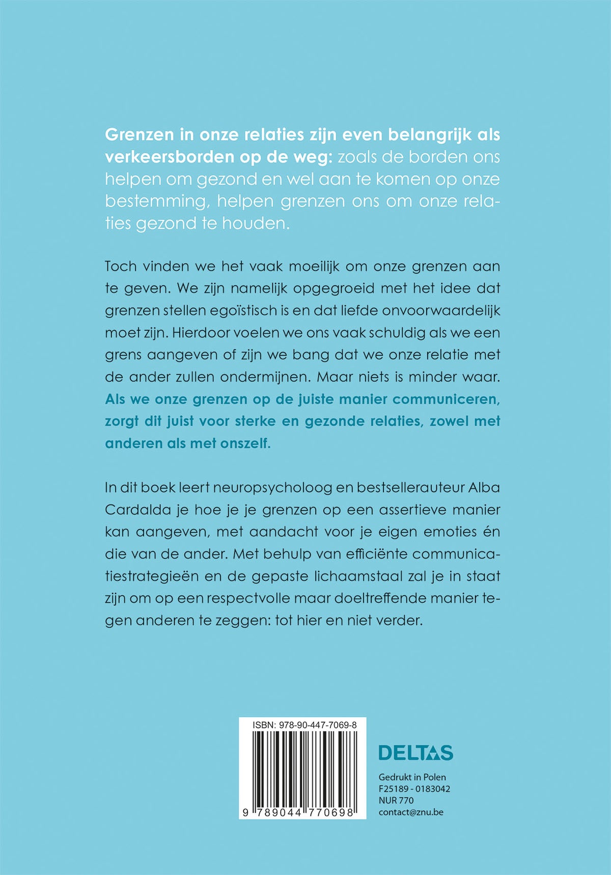 Deltas Grenzen stellen 1.00 Boek