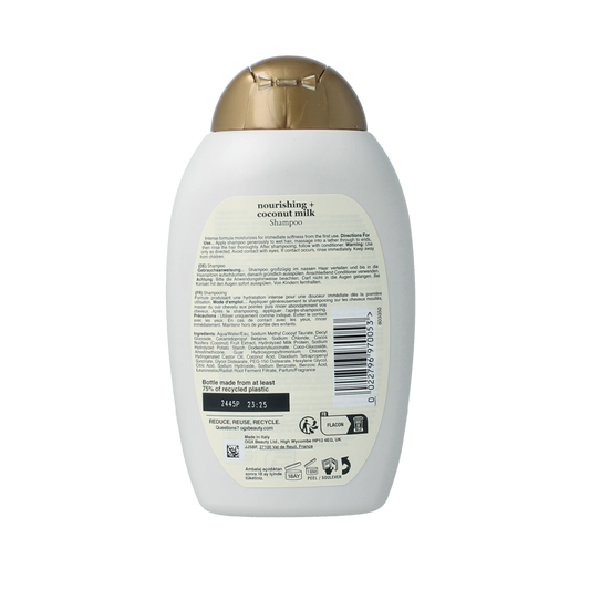 OGX Shampoo coconut milk nourishing 385.00 Milliliter