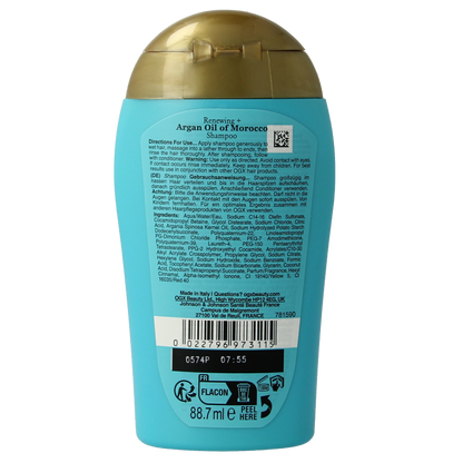 OGX Renewing argan oil of Morocco shampoo 88.7 Milliliter