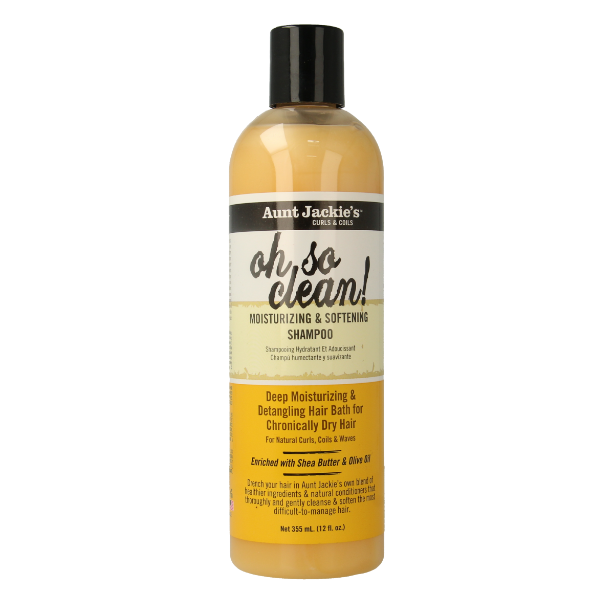 Aunt Jackie's  Shampoo oh so clean 355.00 Milliliter