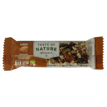 Taste Of Nature Almond granenreep bio 40.00 Gram