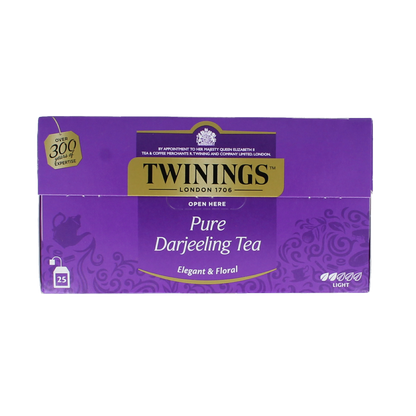 Twinings Darjeeling thee 25.00 Zakjes