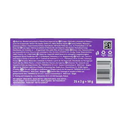 Twinings Darjeeling thee 25.00 Zakjes