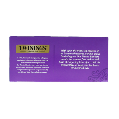 Twinings Darjeeling thee 25.00 Zakjes