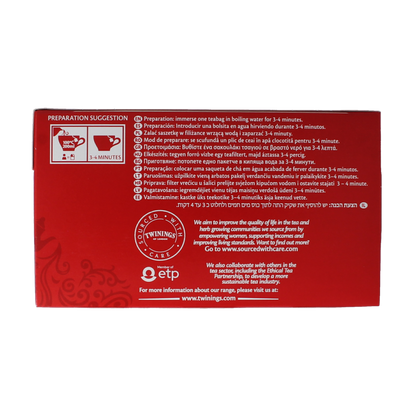 Twinings English breakfast envelop 50 Zakjes