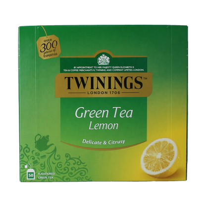 Twinings Green lemon envelop 50.00 Zakjes