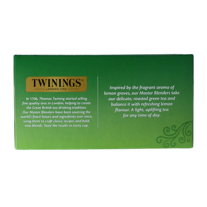 Twinings Green lemon envelop 50.00 Zakjes