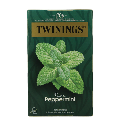 Twinings Pepermunt 20.00 Zakjes