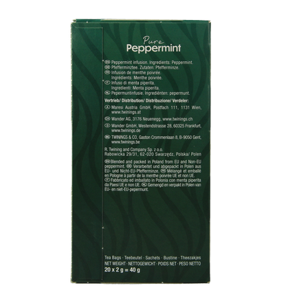 Twinings Pepermunt 20.00 Zakjes