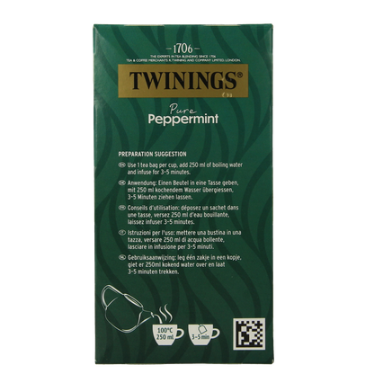 Twinings Pepermunt 20.00 Zakjes