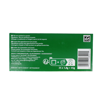 Twinings Groene thee jasmijn 25.00 Zakjes