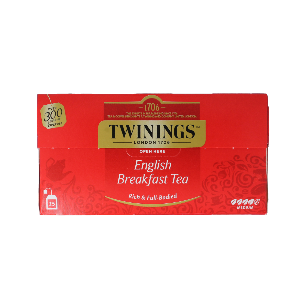 Twinings English breakfast thee envelop zwart 25.00 Zakjes