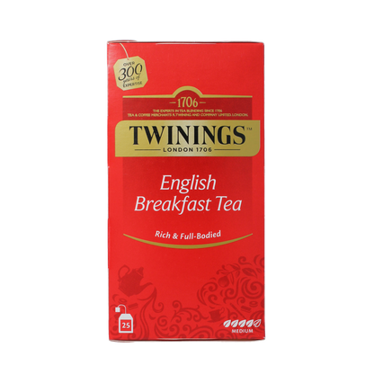 Twinings English breakfast thee envelop zwart 25.00 Zakjes