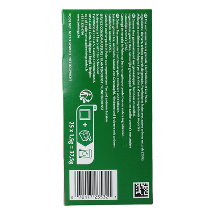 Twinings The vert pomogranate raspberry strawberry 25.00 Zakjes