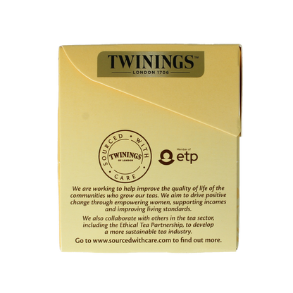 Twinings Earl grey decaf envelop zwart 25.00 Zakjes