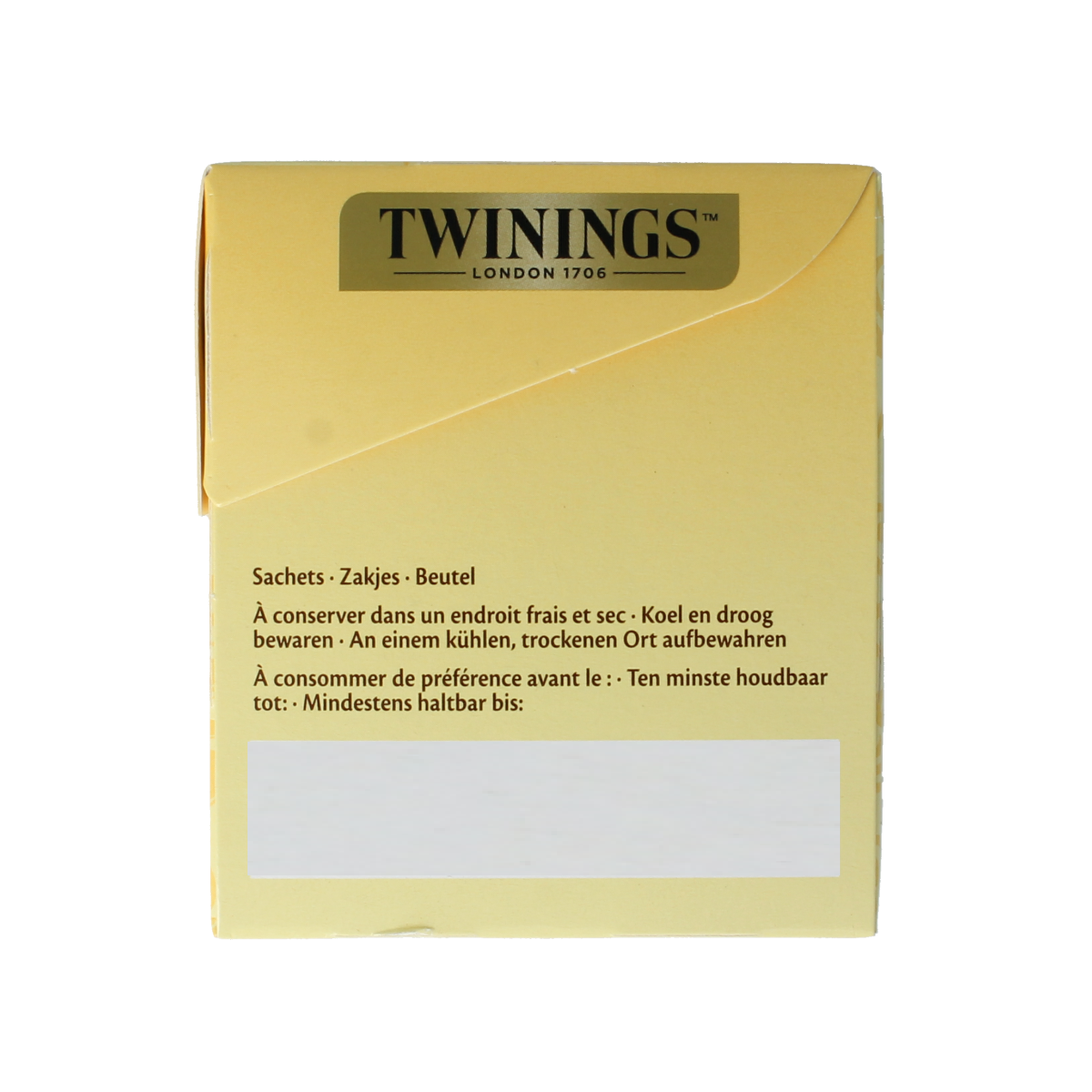 Twinings Earl grey decaf envelop zwart 25.00 Zakjes
