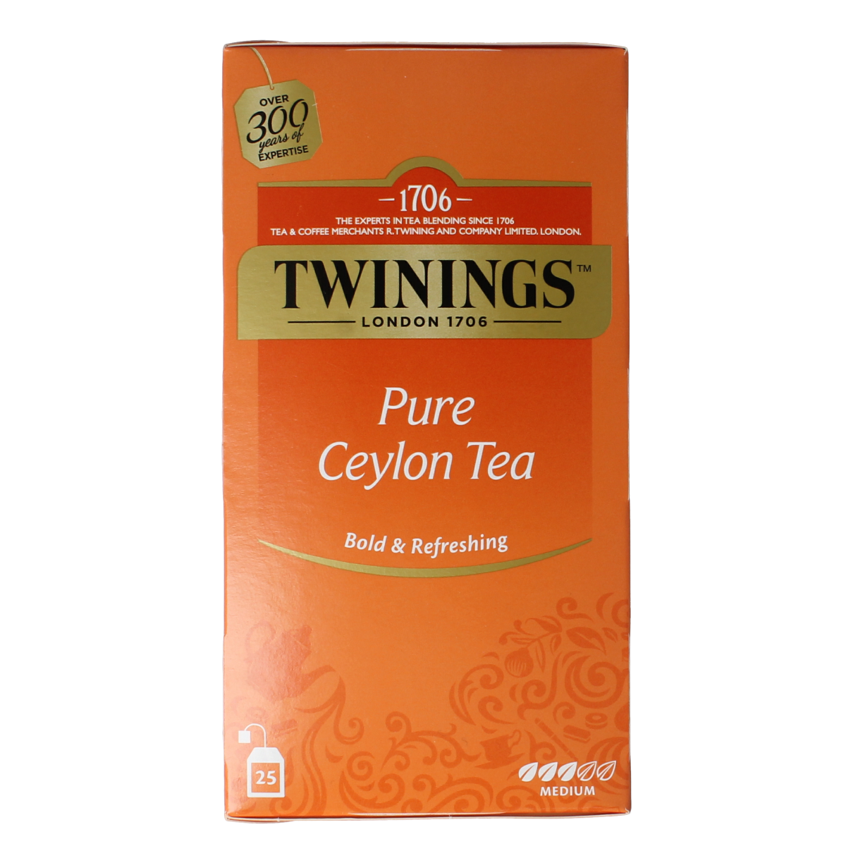 Twinings Pure ceylon tea 25.00 Stuks