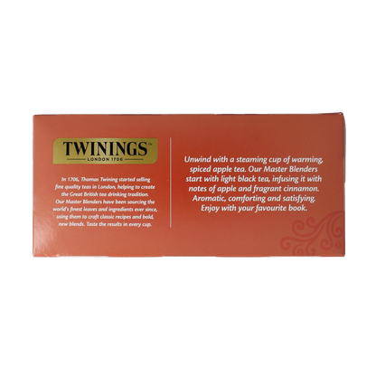 Twinings Apple cinnamon raisin 25.00 Zakjes