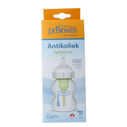 Dr. Brown's Options+ brede halsfles 150ml 1.00 Stuks