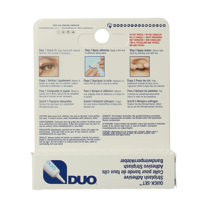 DUO Quickset striplash adhesive white/clear 7 Gram