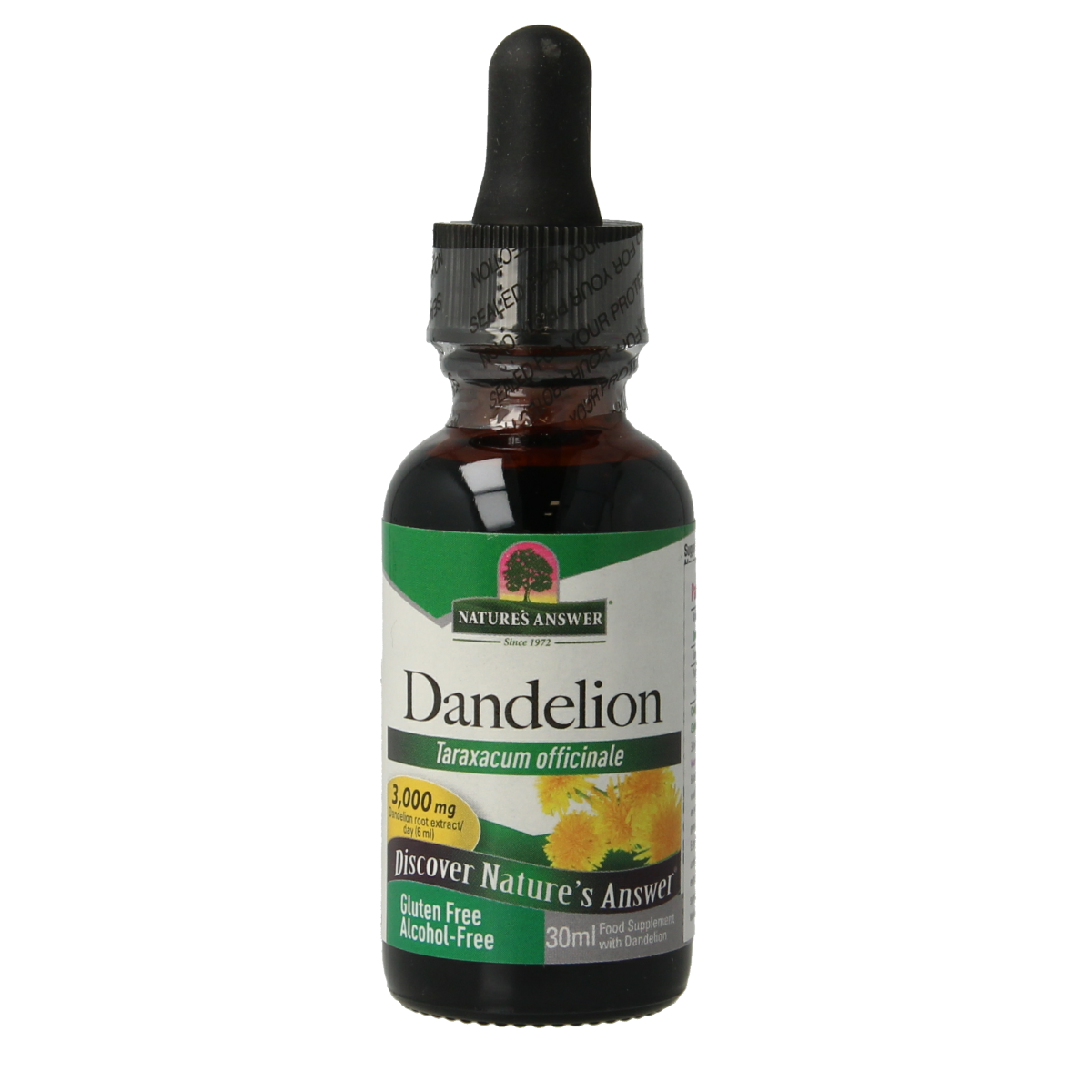 Natures Answer Paardenbloem extract alcoholvrij 30.00 Milliliter