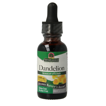 Natures Answer Paardenbloem extract alcoholvrij 30.00 Milliliter