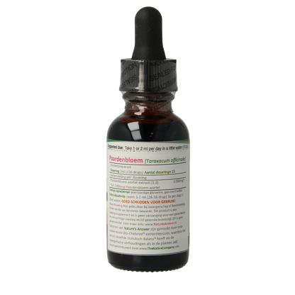 Natures Answer Paardenbloem extract alcoholvrij 30.00 Milliliter