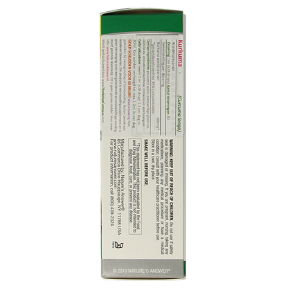 Natures Answer Turmeric-3 Curcuma extract alcoholvrij 30.00 Milliliter