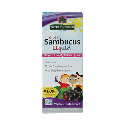 Natures Answer Sambucus kids vlierbessen extract 120.00 Milliliter
