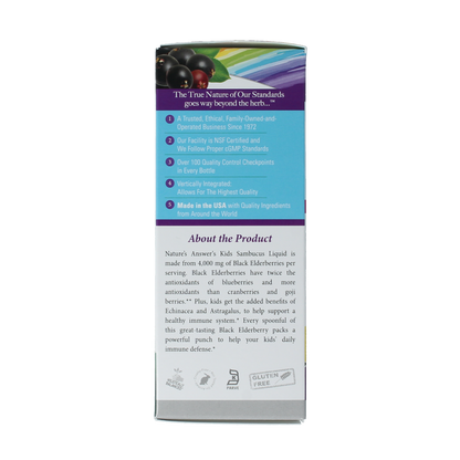 Natures Answer Sambucus kids vlierbessen extract 120.00 Milliliter