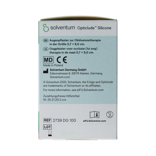 Opticlude Solventum opticlude silicone maxi girl 100.00 Stuks