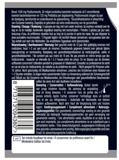 Lucovitaal Bioticomel Psyllium Husk Vezels 60.00 Capsules