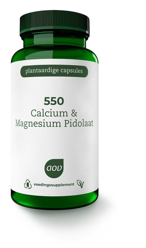 AOV 550 Calcium magnesium pidolaat 90.00 Vegetarische capsules