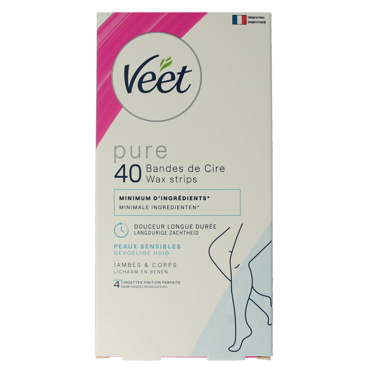 Veet Minima waxstrip benen 40.00 Stuks