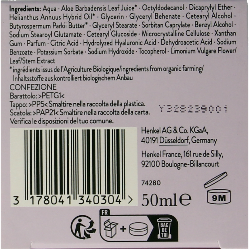 N.A.E. Belleza anti-age nightcreme  50 Milliliter