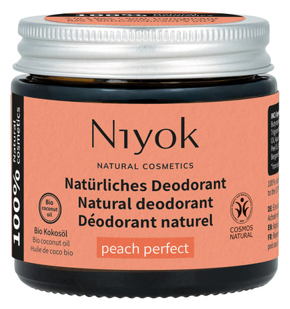 Niyok deo/antitranspirant peach perfect 40.00 Milliliter