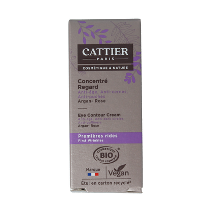 Cattier Oogcreme eclat de rose contour treatment 15.00 Milliliter