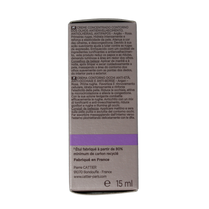 Cattier Oogcreme eclat de rose contour treatment 15.00 Milliliter