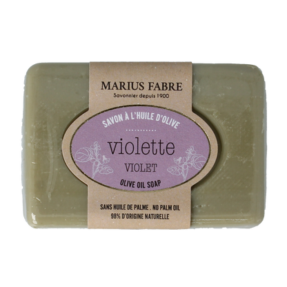 Marius Fabre Zeep viooltjes met olijfolie 100.00 Gram