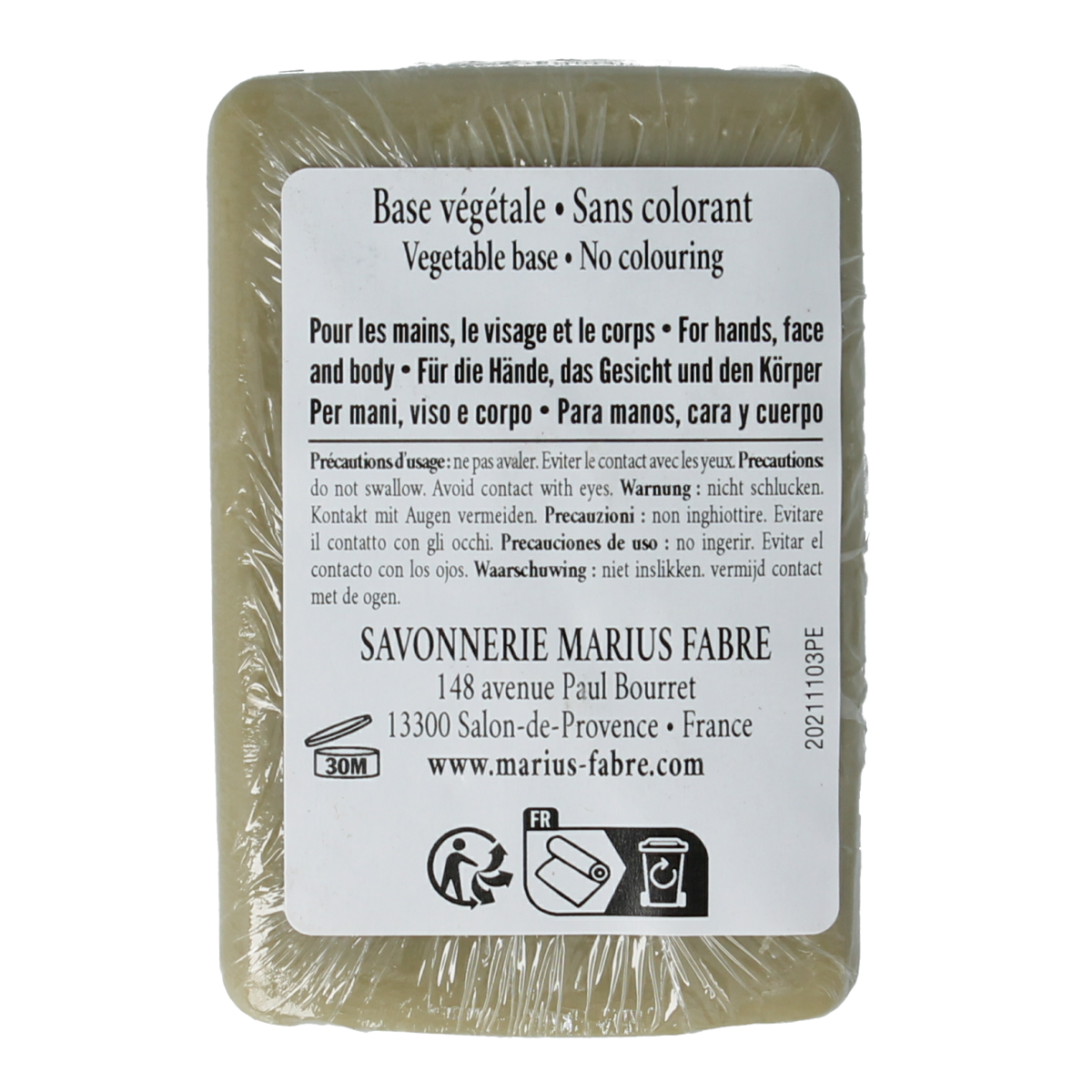 Marius Fabre Zeep viooltjes met olijfolie 100.00 Gram