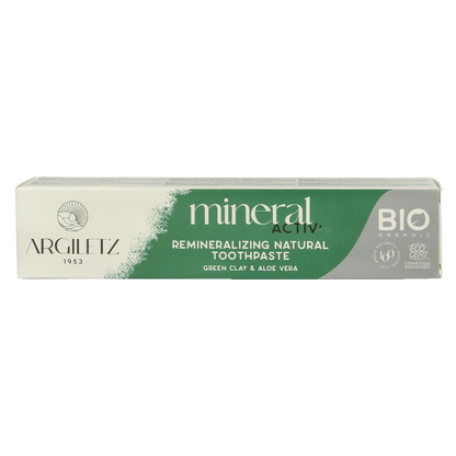 Argiletz Tandpasta neutraal aloe vera muntvrij 75.00 Milliliter