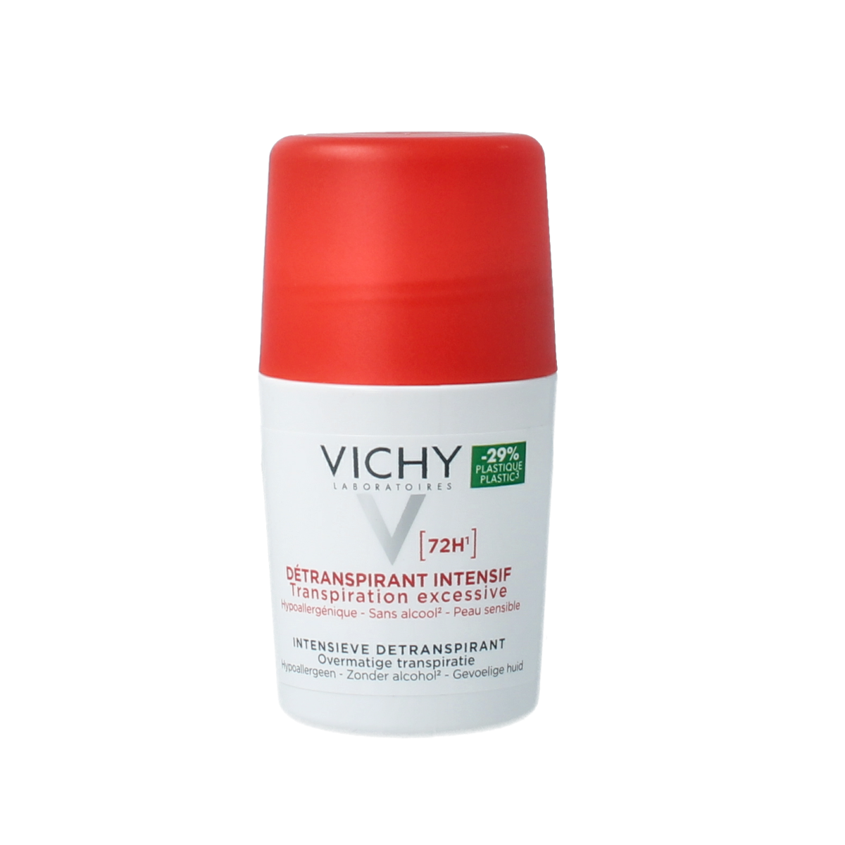 Vichy Deodorant roller overmatige transpiratie 72 uur 50.00 Milliliter