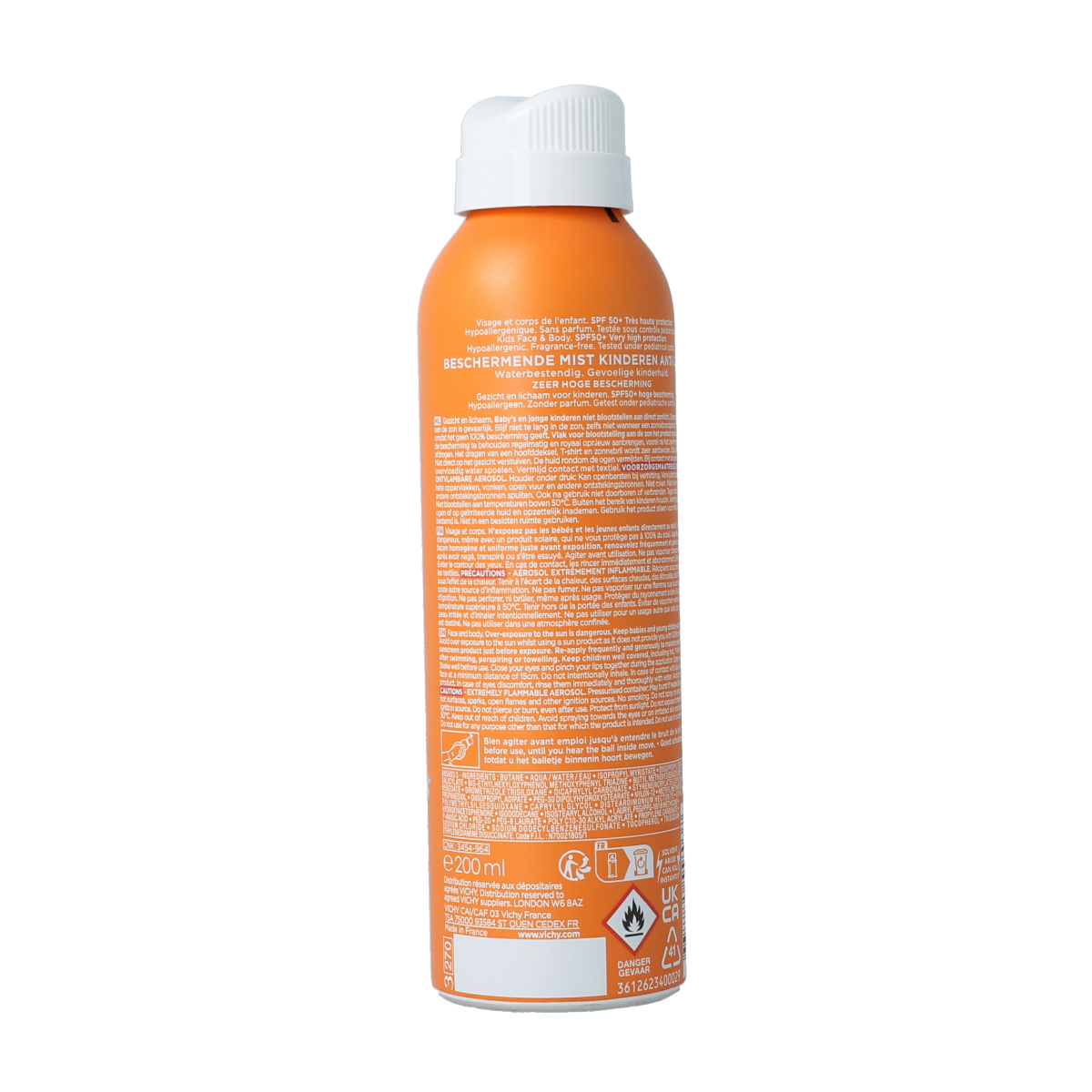 Vichy Capital soleil anti zand mist kids SPF50+ 200.00 Milliliter