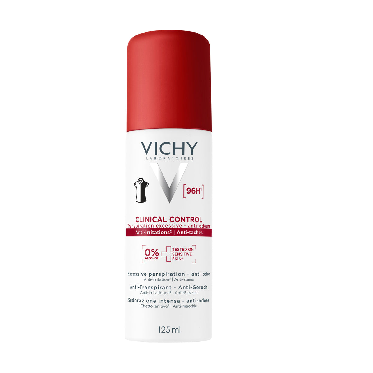 Vichy Clinical control anti-transpirant 96H 125.00 Milliliter