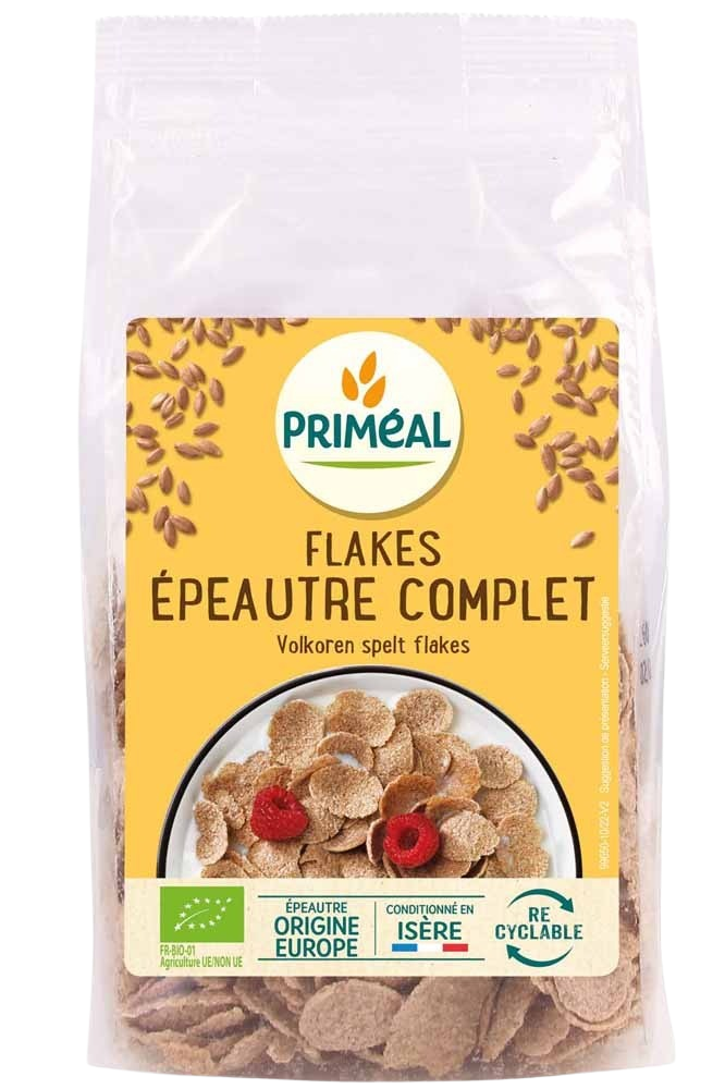 Primeal Volkoren spelt flakes bio 200.00 Gram