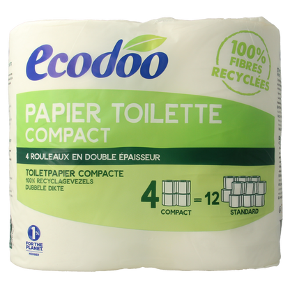 Ecodoo Toiletpapier compact ecologisch bio 4.00 Stuks