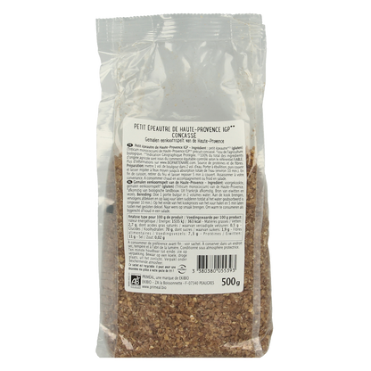 Primeal Bulgur van eenkoornspelt uit de Haute-Provence bio 500.00 Gram