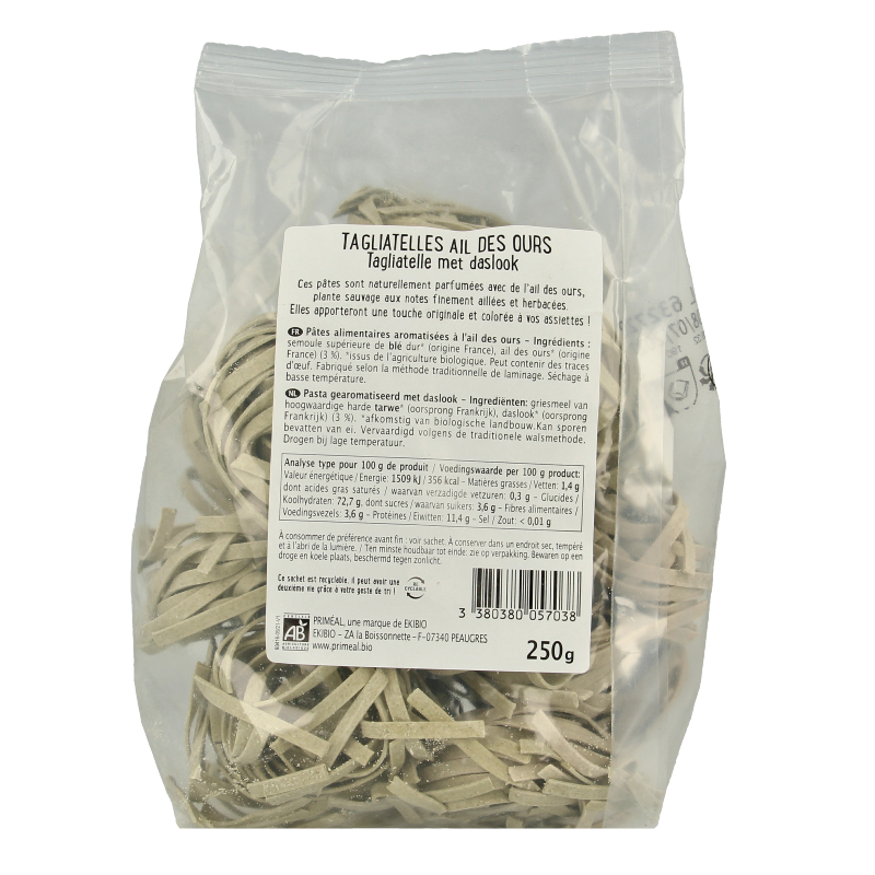 Primeal Tagliatelle daslook bio 250 Gram